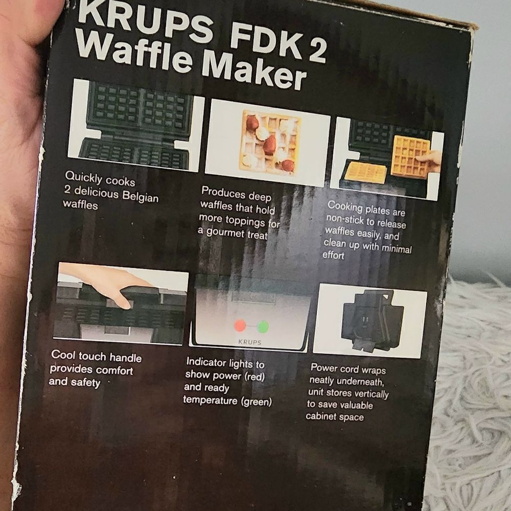 Krups FDK2 waffle maker double - Picture 11 of 11
